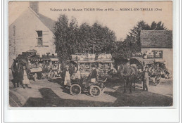 MESNIL EN THELLE : Voiture De La Maison TICON (vendeurs Ambulants) - Bon état (un Coin Plié) - Other & Unclassified