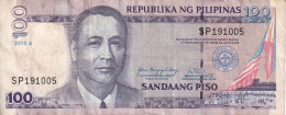 BILLETE DE FILIPINAS DE 100 PISO DEL AÑO 2010  (BANKNOTE) - Filippijnen