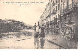 NANTES Pendant Les Inondations 1904 - Le Quai Turenne - Très Bon état - Nantes