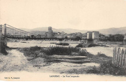 LANGEAC - Le Pont Suspendu - Très Bon état - Langeac