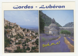 {91830} 84 Vaucluse Gordes , L' Abbaye De Sénanque , Multivues - Gordes