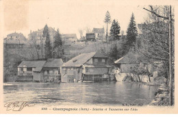 CHAMPAGNOLE - Scieries Et Tanneries Sur L'Ain - Très Bon état - Champagnole