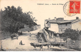 TERNAY - Entrée Du Village - Très Bon état - Andere & Zonder Classificatie