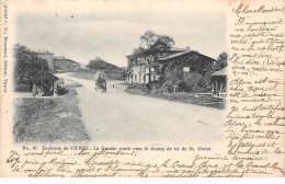 Environs De VIENNE - La Grande Route Vers Le Champ De Tir De Saint Christ - Très Bon état - Andere & Zonder Classificatie