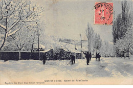 EMBRUN L'hiver - Route De Pontfrache - Très Bon état - Andere & Zonder Classificatie