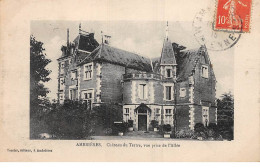 AMBRIERES - Château Du Tertre, Vue Prise De L'Allée - Très Bon état - Ambrieres Les Vallees