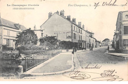 FERE CHAMPENOISE - Le Pont Et La Rue Du Pont - Très Bon état - Fère-Champenoise