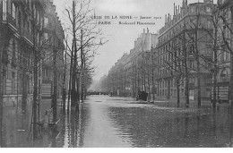 PARIS - Crue De La Seine 1910 - Boulevard Haussmann - Très Bon état - Paris Flood, 1910