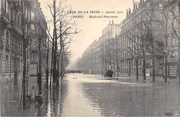 PARIS - Crue De La Seine 1910 - Boulevard Haussmann - Très Bon état - Inondations De 1910