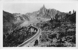 CHAMONIX MONT BLANC - Chemin De Fer De Montenvers - Aiguille De Dry - Très Bon état - Chamonix-Mont-Blanc