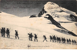 Chasseurs Alpins Sur Un Glacier - Très Bon état - Autres & Non Classés