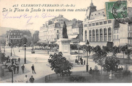 CLERMONT FERRAND - De La Place De Jaude Je Vous Envoie Mes Amitiés - Très Bon état - Clermont Ferrand