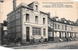 NOTRE DAME DE BONDEVILLE - Route De Dieppe - Le Nouveau Bureau Des Postes - Très Bon état - Other & Unclassified