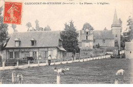 GANCOURT SAINT ETIENNE - La Place - L'Eglise - état - Other & Unclassified