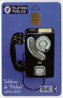 Espagne 6€ Teléfono De Fichas 1964-1975 Téléphone 05/02 1001500 Exemplaires Vide - Emissioni Di Base