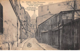 PARIS - Vieux Montmartre - Rue Sainte Rustique - Très Bon état - Arrondissement: 18