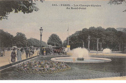 PARIS - Les Champs Elysées - Au Rond Point - Très Bon état - Champs-Elysées