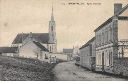 CHAMPVALLON - Eglise Et Ecoles - Très Bon état - Other & Unclassified