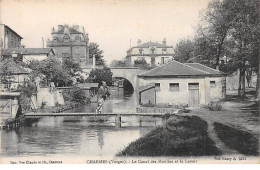 CHARMES - Le Canal Des Moulins Et Le Lavoir - Très Bon état - Charmes