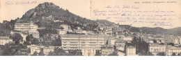 HYERES - Vue Générale - Les Hôtels - Carte Panoramique - état - Hyeres