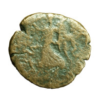 Roman Coin Uncertain Maybe Marcus Aurelius As AE22mm Victory Advancing 04061 - Les Antonins (96 à 192)