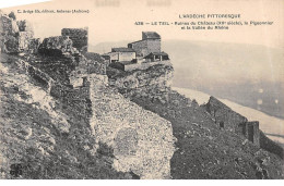 LE TEIL - Ruines Du Château - Le Pigeonnier Et La Vallée Du Rhône - Très Bon état - Le Teil