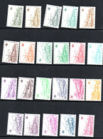 BELGIUM - 1968 - Railway Parcel Set Of 22 MNH, Sg CAT £310 - Nuevos