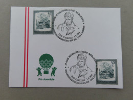 Österreich Pro Juventute - Mit Sonderstempel 1. 9. 1984 Stockerau, 20 Jahre Internationale Lenau Gesellschaft (Nr.1184) - Otros & Sin Clasificación