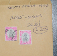 SOUTH AFRICA  STAMPS Drommedaris Ship 1d  1948  L30  ~~L@@K~~ - Used Stamps