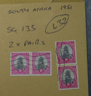 SOUTH AFRICA  STAMPS Drommedaris Ship 1d  1951  L32  ~~L@@K~~ - Used Stamps