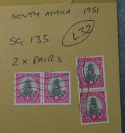 SOUTH AFRICA  STAMPS Drommedaris Ship 1d  1951  L32  ~~L@@K~~ - Oblitérés