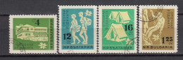 Bulgaria 1961 - Tourism, Mi-Nr. 1250/53, Used - Usados