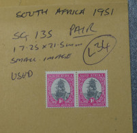 SOUTH AFRICA  STAMPS Drommedaris Ship 1d  1951  L34  ~~L@@K~~ - Used Stamps