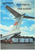 Dépliant Publicitaire Aéronautique Compagnie AEROFLOT Transport De Fret 1985 - Autres & Non Classés