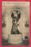 C.P. Bruxelles =  Hôtel  De  Ville  :  Statue De St. Michel - Brüssel (Stadt)