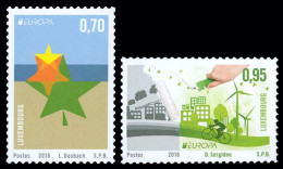 SALE!!! LUXEMBURGO LUXEMBOURG LUXEMBURG 2016 EUROPA CEPT Think Green 2 Stamps MNH ** - 2016