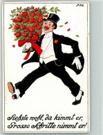 39787206 - Braeutigam Frack Und Zylinder  Mit Rosen Humor Verlag Zieher, Ottmar - Engelhard, P.O. (P.O.E.)