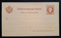 Österreich, Ganzsache Postkarte Braun 2 Kr. (Ital.) Privater Zudruck - Storia Postale