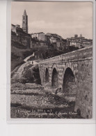 LEONESSA RIETI  VISIONE PARZIALE  DAL TORRENTE CORNO VG  1952 - Rieti