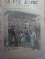 Le Petit Journal 58 Jour De L'an Paris Petits Métiers Du Bd Dock De Mülwall Rixe Anglais Prussien Chanson Un Vieil Amour - Tijdschriften - Voor 1900