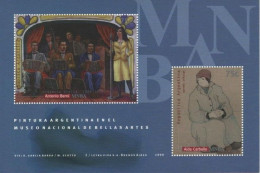 Argentina 1999 Art Museums Paintings Souvenir Sheet (1) MNH - Neufs