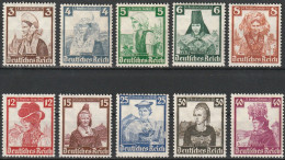 1935 // 588/597 * - Unused Stamps