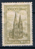 Deutsches Reich 262 - 1923 - Dom In Köln 10000 Mark -  Cathedral Cologne - Ungebraucht