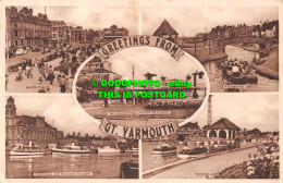 R551490 Greetings From Gt. Yarmouth. Marine Parade. M. And L. National Series. M - Mundo