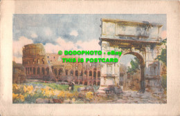 R551502 Roma. Arco Di Tito E Colosseo. M. Danesi. Astro - Mundo