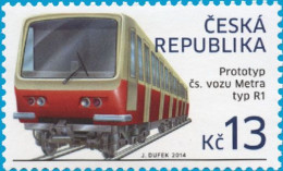 ** 800 Czech Republic Prototype Of The First Czechoslovak Vehicle R1 For The Prague Metro 2014 - Tram