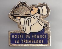 Pin's Hôtel De France La Tremblade En Charente Maritime Dpt 17 Réf 2123 - Städte