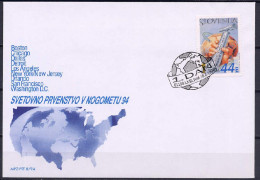 Slovenia 1994 Football Soccer World Cup Stamp On FDC - 1994 – États-Unis