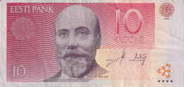 BILLETE DE ESTONIA DE 10 KROONI DEL AÑO 2006 (BANK NOTE) - Estonie