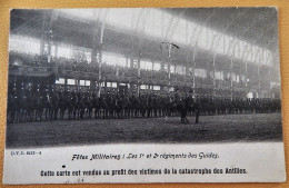 MILITARIA -  ARMEE BELGE - BELGISCH LEGER - Fêtes Militaires - Les 1r Et 2e Régiments Des Guides  -  1902 - Manöver